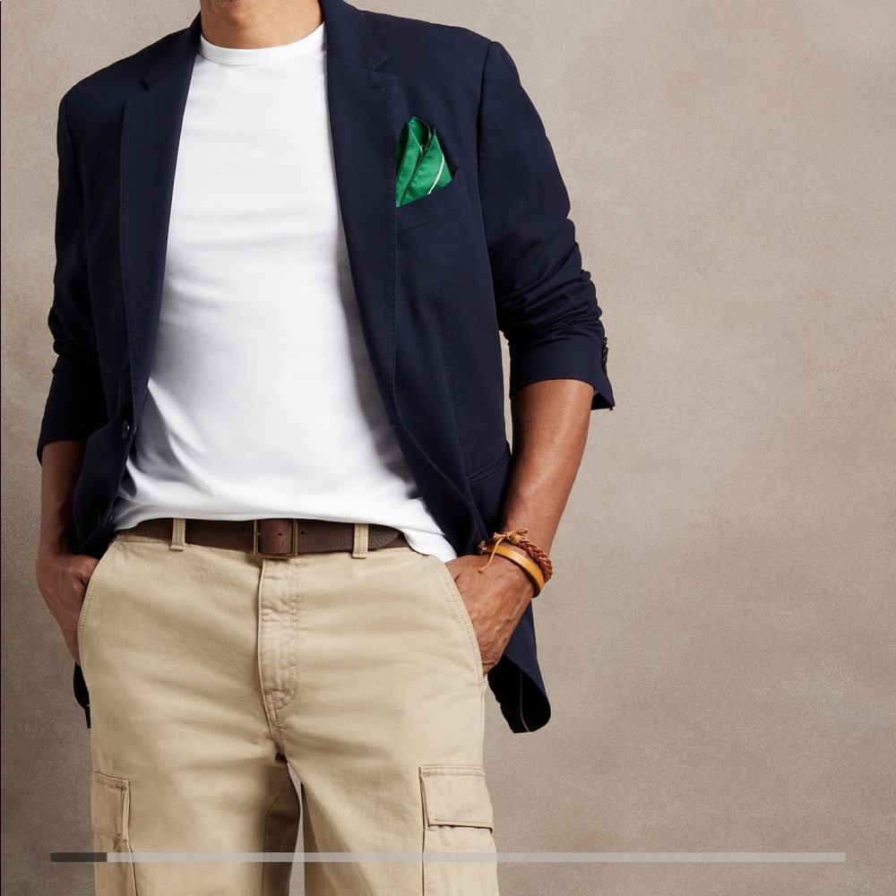 Banana Republic Mens Luxury Touch White Tee